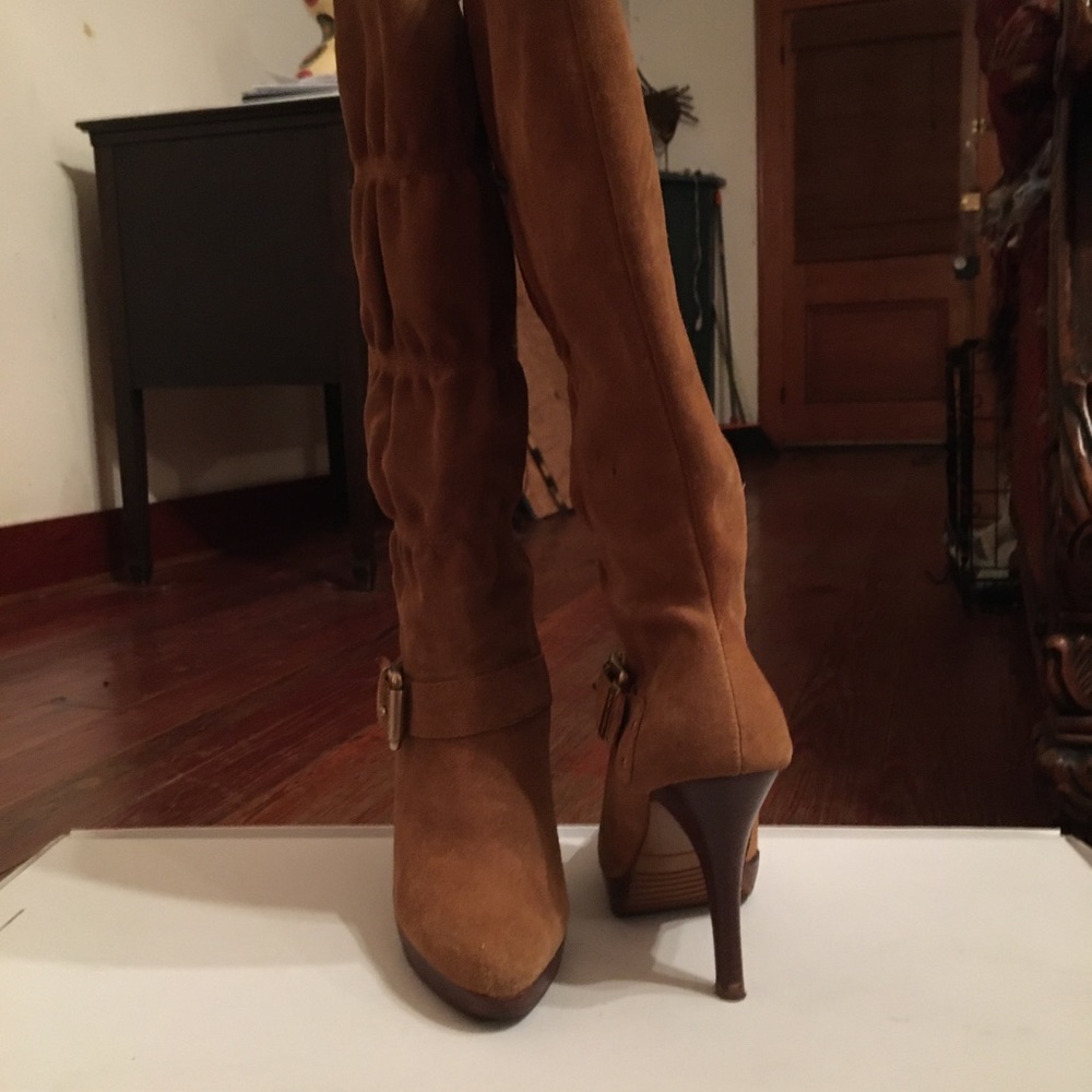 Michael Kors tan boots